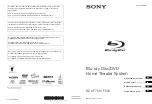 Preview for 1 page of Sony BDV-F500 Manual