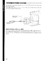 Предварительный просмотр 22 страницы Sony BDV-F7 - Blu-ray Disc™ Player Home Theater System Operating Instructions Manual