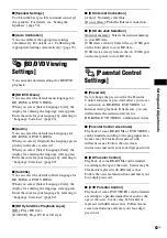 Preview for 63 page of Sony BDV-HZ970W  (UWA-BR100) Operating Instructions Manual