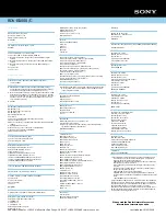 Preview for 2 page of Sony BDV-IS1000/C - Blu-ray Disc™ Dvd/home Theater System Specifications