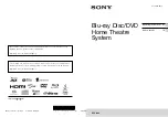 Sony BDV-L600 Operating Instructions Manual preview