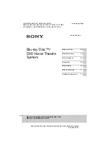 Preview for 1 page of Sony BDV-N7100W  Guide Reference Manual