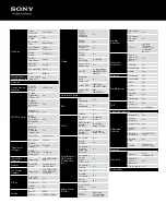 Предварительный просмотр 4 страницы Sony BDV-N890W Specifications