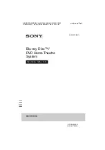 Sony BDV-N9900SH Operating Instructions Manual предпросмотр