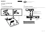 Sony BDV-N995W Quick Setup Manual preview