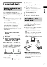 Предварительный просмотр 27 страницы Sony BDV-NF620 Operating Instructions Manual