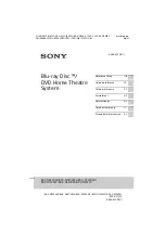 Sony BDV-NF7220 Reference Manual предпросмотр