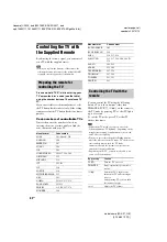 Preview for 62 page of Sony BDV-Z7 Operating Instructions Manual