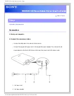 Preview for 6 page of Sony BDX-S500U Operating Instructions Manual