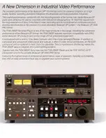 Preview for 2 page of Sony Betacam SP 2000PRO PVW-2800P Specifications