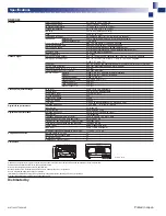 Preview for 6 page of Sony Betacam SX DNW-A65 Specifications