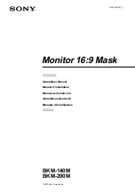 Preview for 1 page of Sony BKM-140M Instalation Instructions