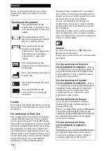 Preview for 6 page of Sony BKM-256DD Instructions For Use Manual