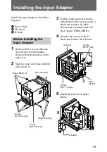 Предварительный просмотр 15 страницы Sony BKM-301HD Installation Manual