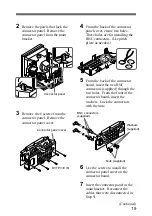 Предварительный просмотр 19 страницы Sony BKM-301HD Installation Manual