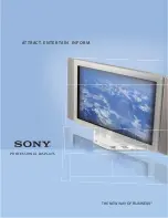 Sony BKM-FW32 Brochure & Specs preview