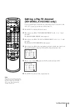 Preview for 13 page of Sony Black Trinitron KV-14V5U Operating Instructions Manual