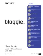 Preview for 1 page of Sony bloggie MHS-CM5 Handbook