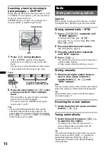 Предварительный просмотр 16 страницы Sony Bluetooth 4-158-429-31(1) Operating Instructions Manual