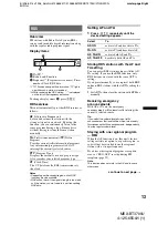 Предварительный просмотр 13 страницы Sony Bluetooth BT3700U Operating Instructions Manual