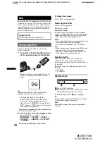 Предварительный просмотр 16 страницы Sony Bluetooth BT3700U Operating Instructions Manual