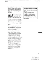 Preview for 69 page of Sony Bluetooth BT3700U Operating Instructions Manual