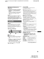 Preview for 81 page of Sony Bluetooth BT3700U Operating Instructions Manual