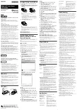 Preview for 1 page of Sony BLUETOOTH VGP-BMS55 Operating Instructions