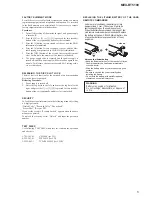 Предварительный просмотр 5 страницы Sony BluetoothH MEX-BT5100 Service Manual