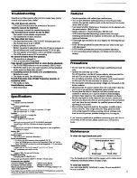 Preview for 5 page of Sony BM-23 Operating Instructions