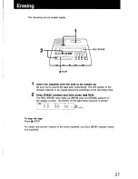 Preview for 27 page of Sony BM-77 Operating Instructions Manual