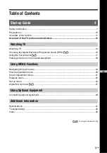 Preview for 3 page of Sony BRAVIA 2-889-390-15(1) Operating Instructions Manual