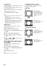 Preview for 14 page of Sony BRAVIA 2-889-390-15(1) Operating Instructions Manual