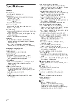 Preview for 50 page of Sony BRAVIA 24W60xA Reference Manual