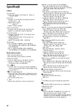 Preview for 90 page of Sony BRAVIA 24W60xA Reference Manual