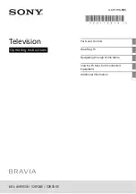 Sony BRAVIA 32R300E Operating Instructions Manual preview