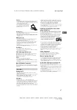 Preview for 5 page of Sony BRAVIA 32R408C Operating Instructions Manual