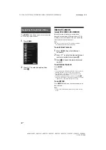 Preview for 14 page of Sony BRAVIA 32R408C Operating Instructions Manual