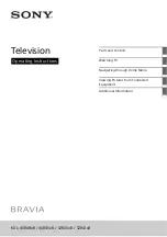 Preview for 1 page of Sony Bravia 32R41xB Operating Instructions Manual