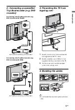 Preview for 5 page of Sony BRAVIA 4-106-868-13(1) Operating Instructions Manual