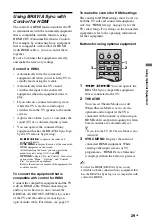 Preview for 29 page of Sony BRAVIA 4-106-868-13(1) Operating Instructions Manual