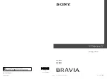 Sony BRAVIA 4-115-568-12(1) Operating Instructions Manual preview