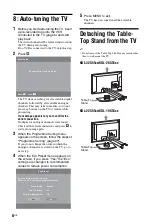 Preview for 8 page of Sony BRAVIA 4-127-735-12(1) Operating Instructions Manual