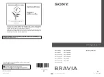 Предварительный просмотр 1 страницы Sony BRAVIA 4-136-111-11(0) Operating Instructions Manual