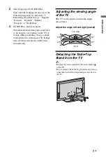 Предварительный просмотр 7 страницы Sony BRAVIA 4-151-686-13(1) Operating Instructions Manual