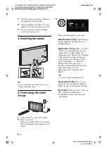 Preview for 6 page of Sony BRAVIA 4-159-943-11(1) Operating Instructions Manual