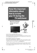 Preview for 27 page of Sony BRAVIA 4-159-943-11(1) Operating Instructions Manual