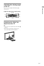 Preview for 7 page of Sony BRAVIA 4-159-943-12 (1) Operating Instructions Manual