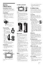 Preview for 7 page of Sony BRAVIA 4-193-041-12 Operating Instructions Manual