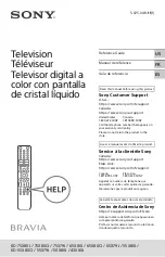 Preview for 1 page of Sony BRAVIA 43X80J Reference Manual